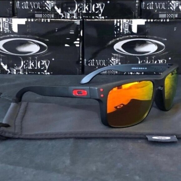 Oakley Other - OO9102 Oakley Holbrook Ruby Iridium Prizm Polarized Sunglasses